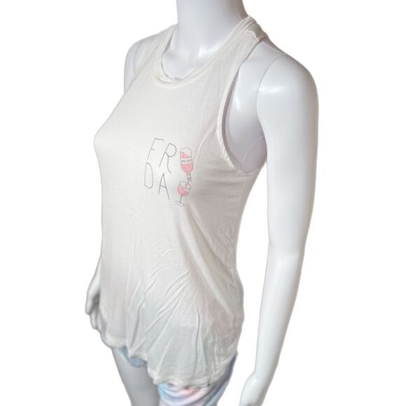 Friday Feeling Graphic Yoga Tank - Picture 1 of 6